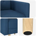 Accentstoel Blauw Stof