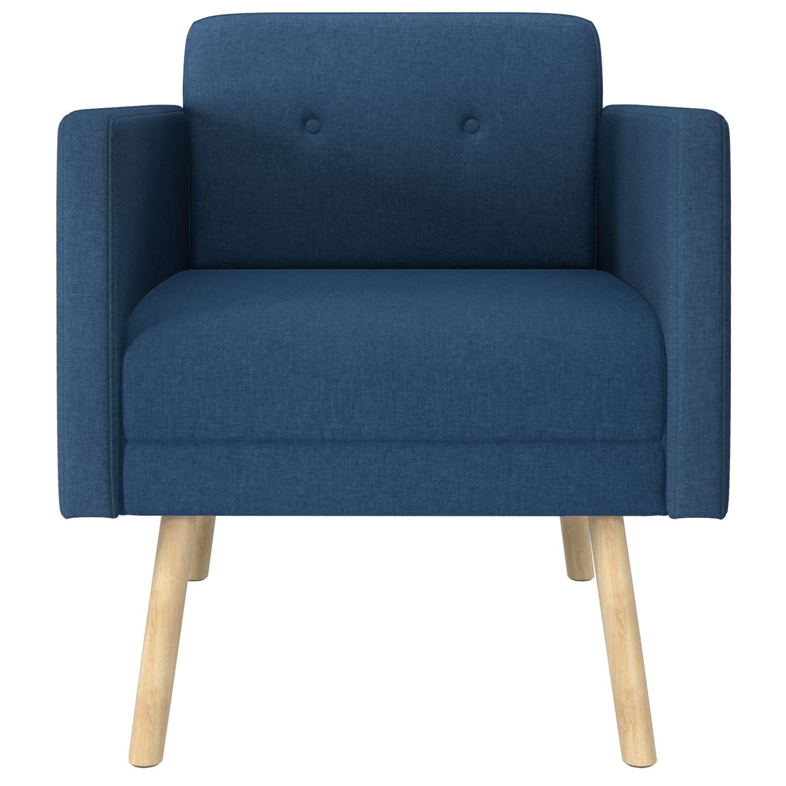 Accentstoel Blauw Stof