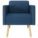 Accentstoel Blauw Stof