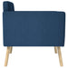 Accentstoel Blauw Stof