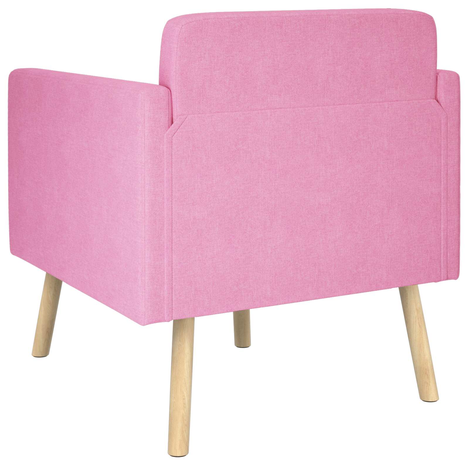 Accentstoel Roze Stof