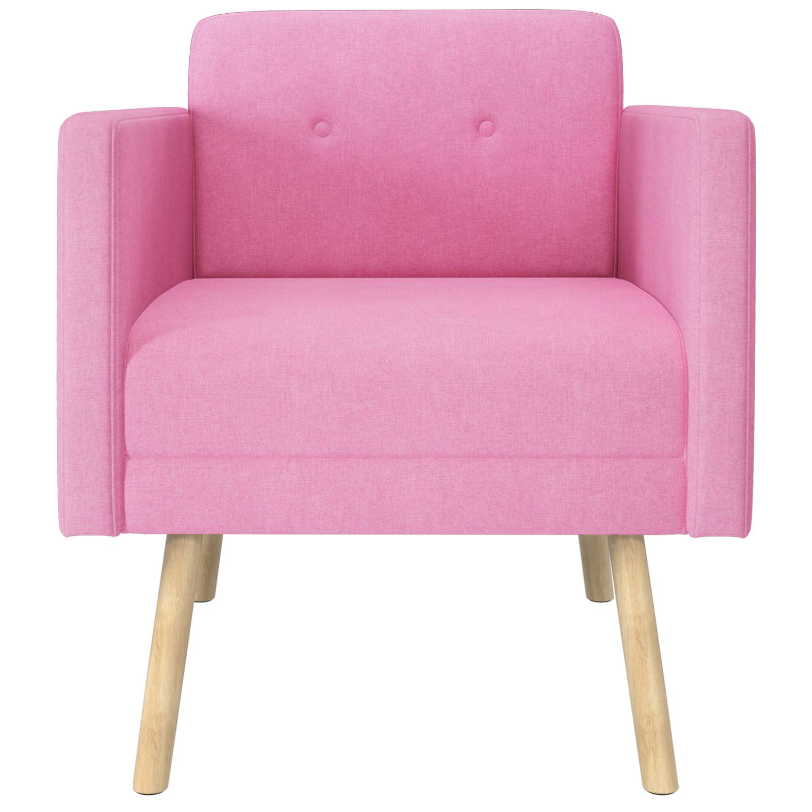 Accentstoel Roze Stof