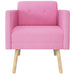 Accentstoel Roze Stof