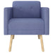 Accentstoel Jeans Blauw Stof
