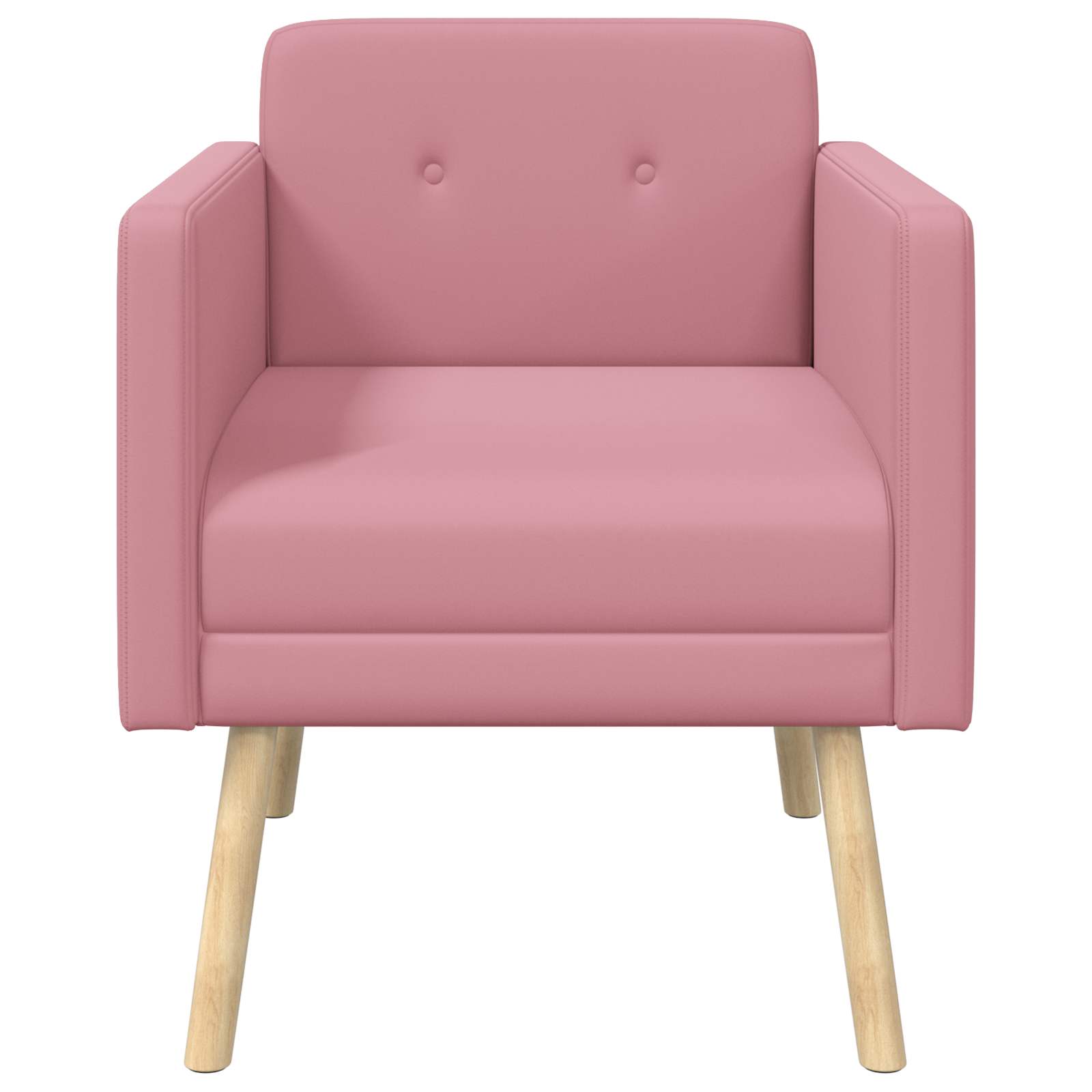 Accentstoel Roze fluweel