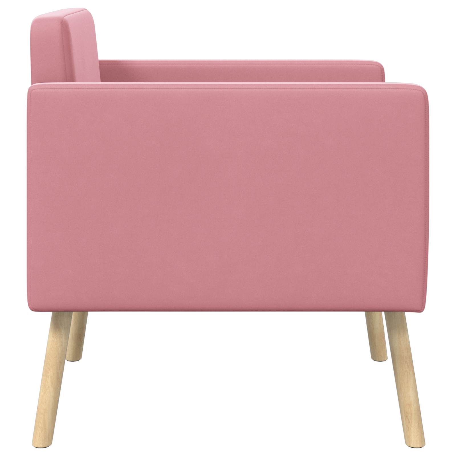 Accentstoel Roze fluweel