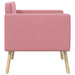 Accentstoel Roze fluweel