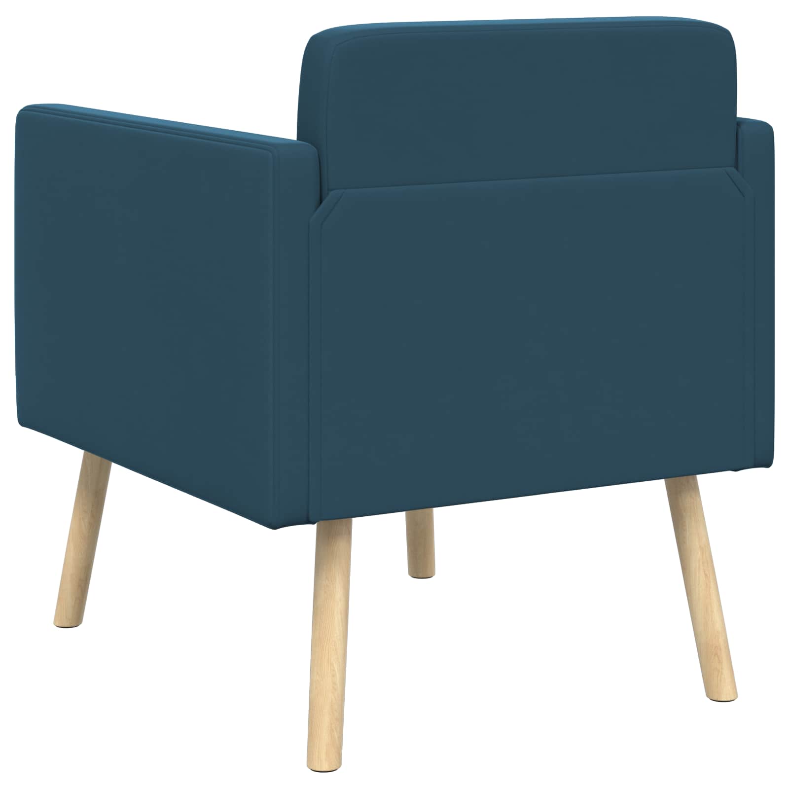 Accentstoel Blauw fluweel