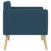 Accentstoel Blauw fluweel