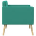 Accentstoel Turquoise fluweel