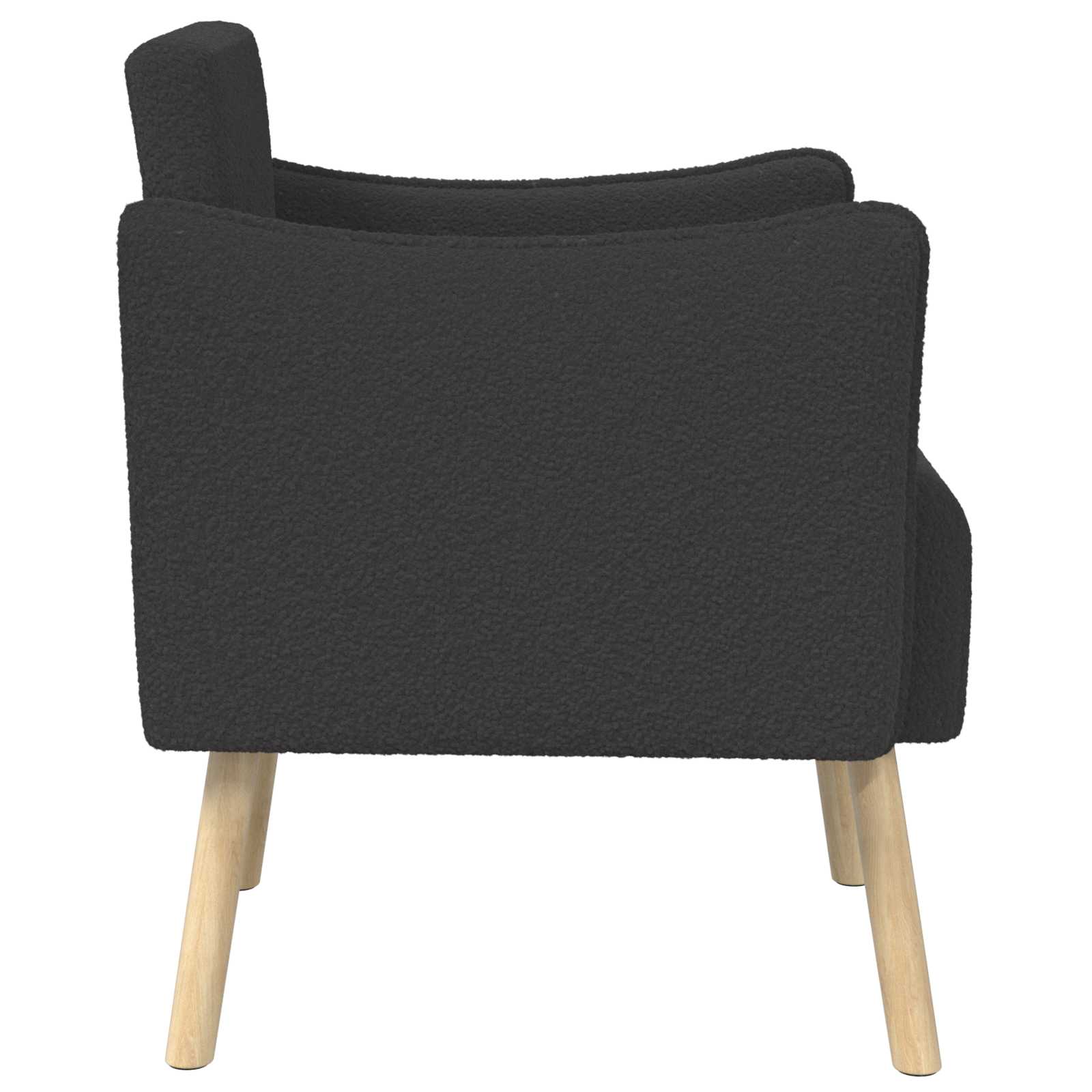Accentstoel Donkergrijs Bouclé