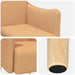 Accentstoel Beige Bouclé