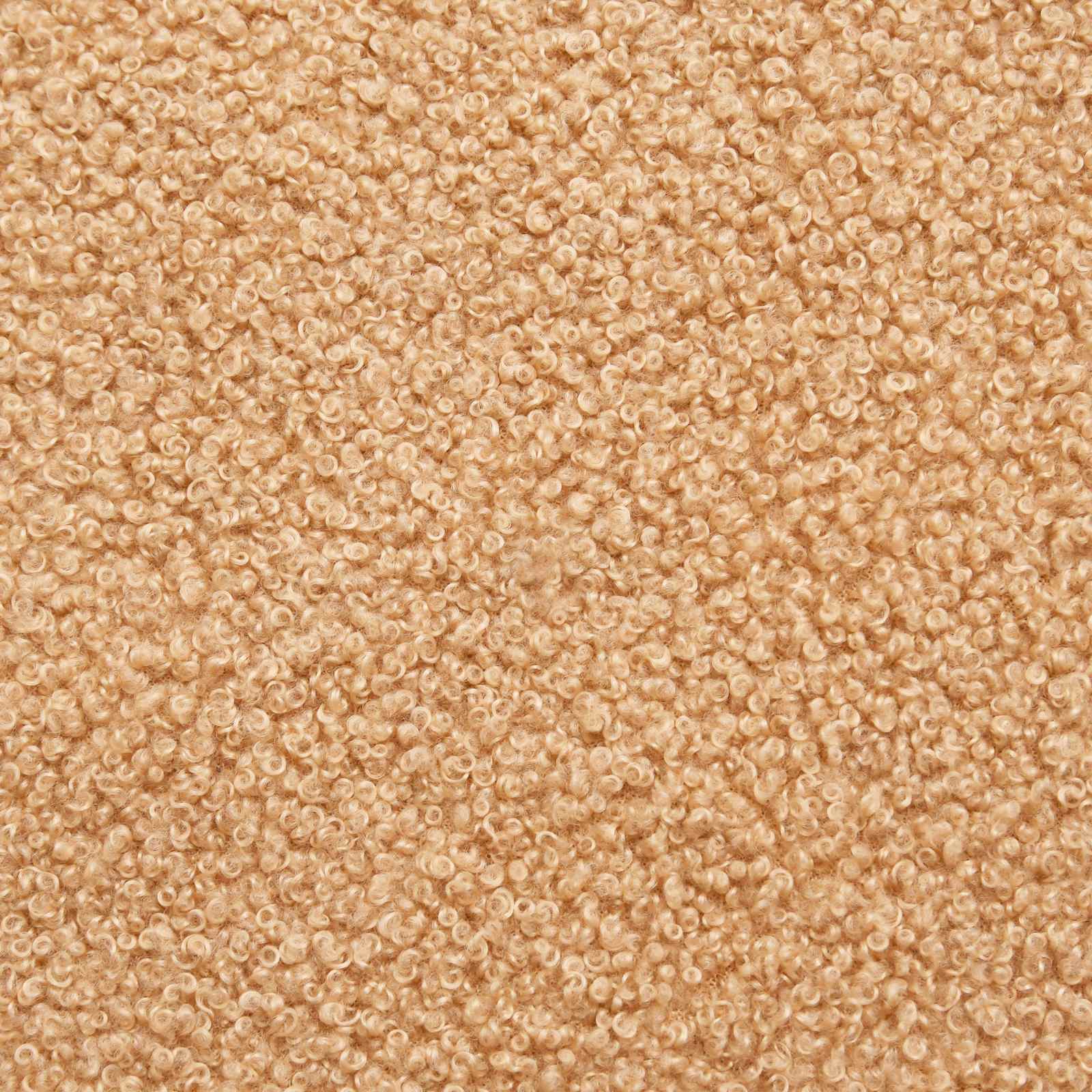 Accentstoel Beige Bouclé