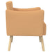 Accentstoel Beige Bouclé