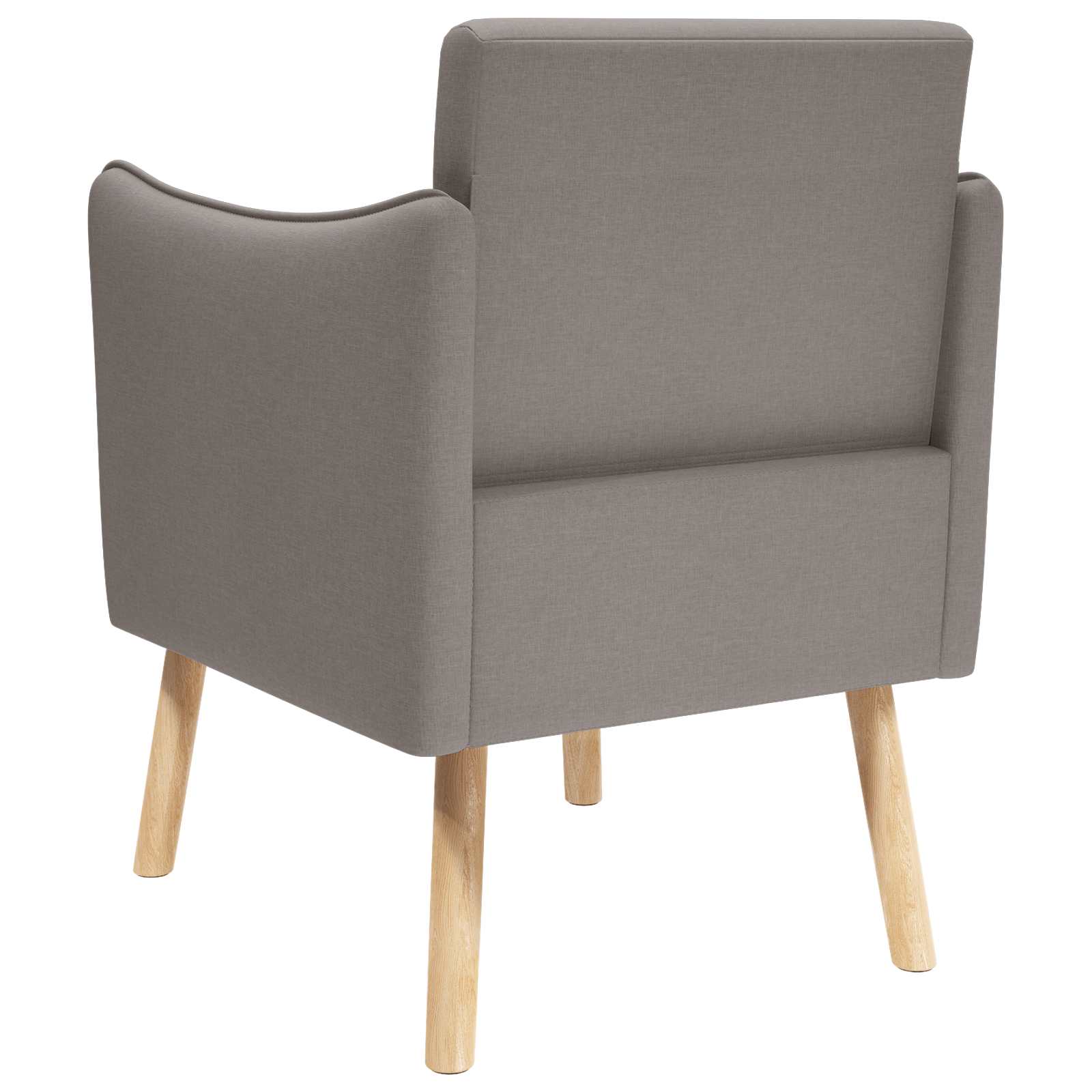 Accentstoel Taupe Stof