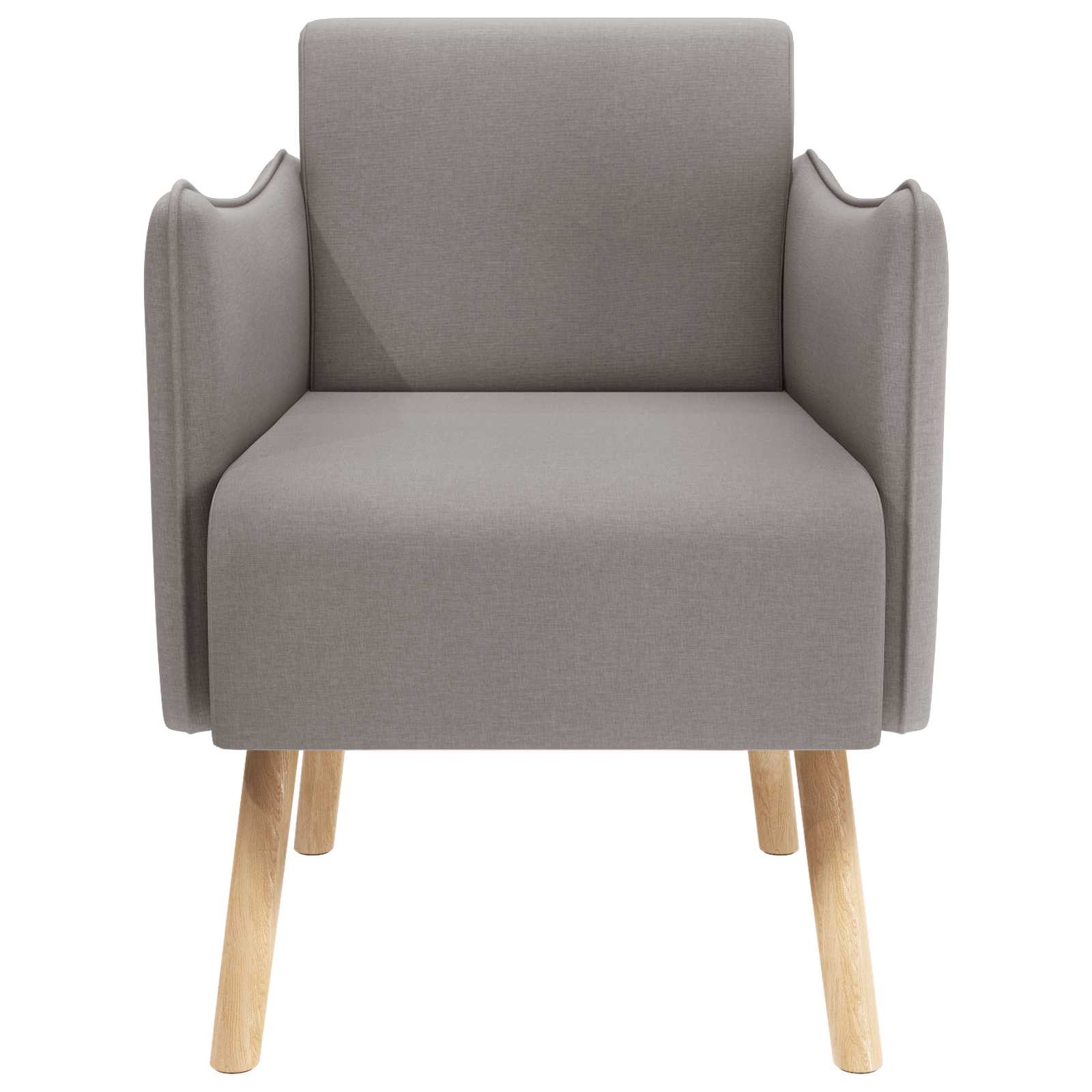 Accentstoel Taupe Stof