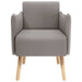 Accentstoel Taupe Stof