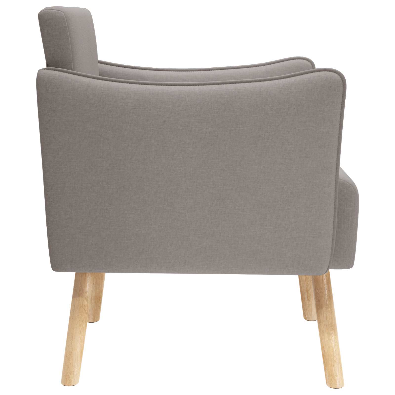 Accentstoel Taupe Stof