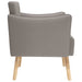 Accentstoel Taupe Stof