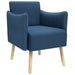 Accentstoel Blauw Stof