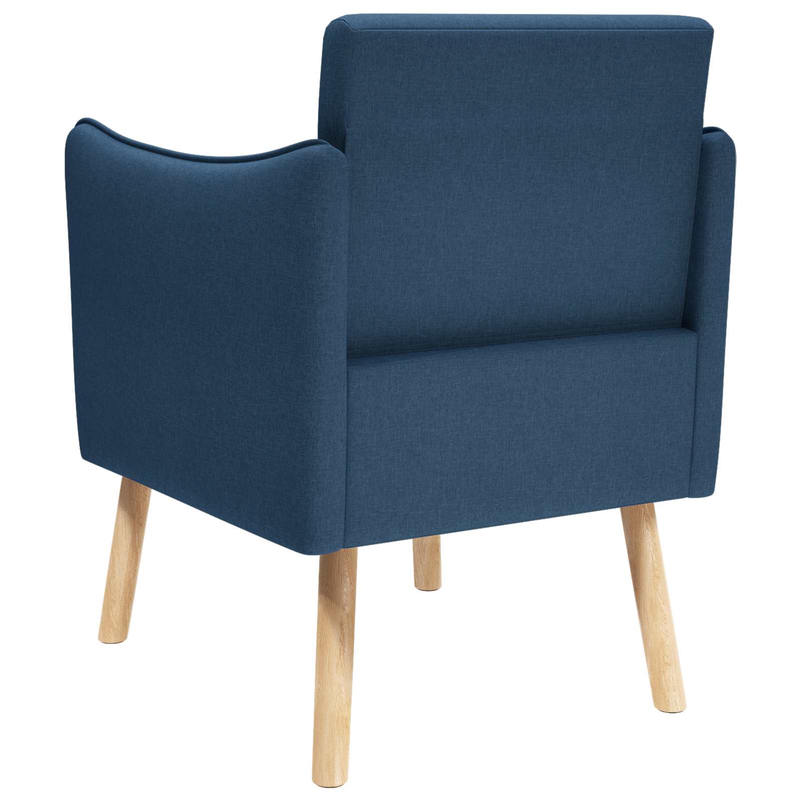 Accentstoel Blauw Stof