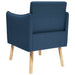Accentstoel Blauw Stof