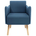 Accentstoel Blauw Stof