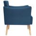 Accentstoel Blauw Stof