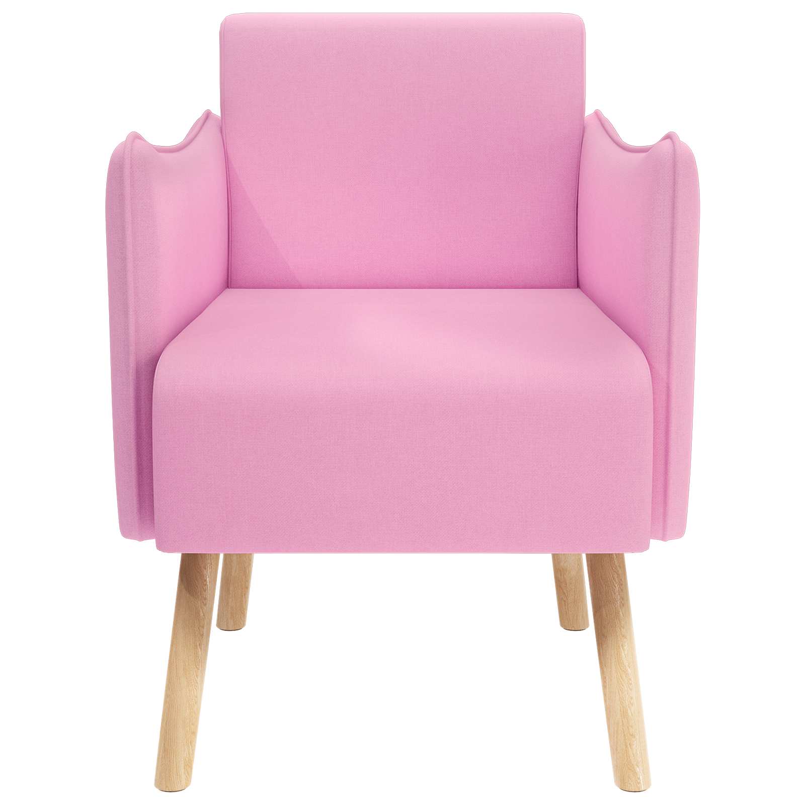 Accentstoel Roze Stof