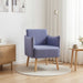 Accentstoel Jeans Blauw Stof