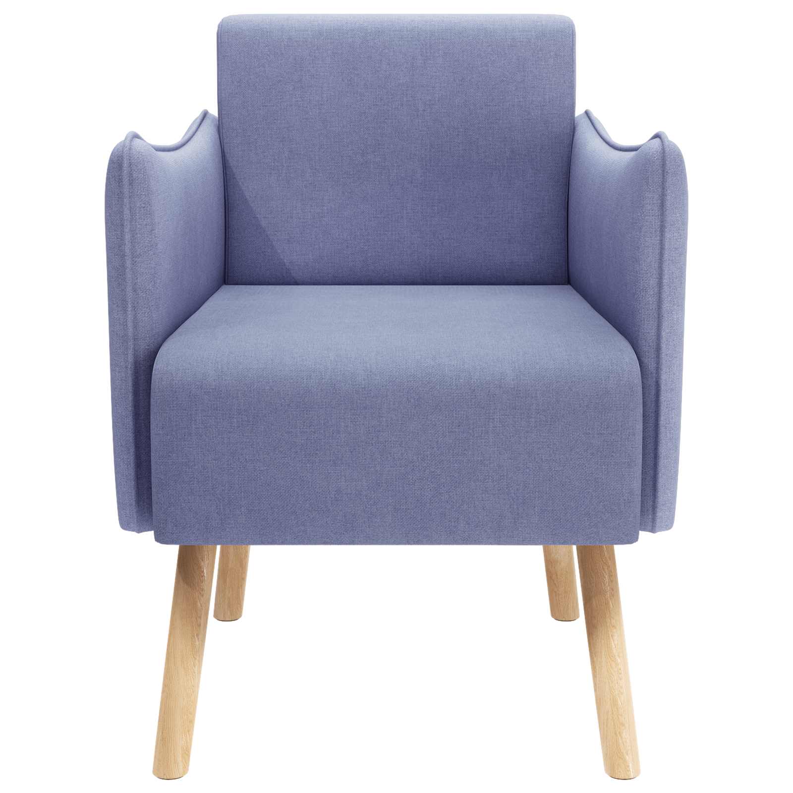 Accentstoel Jeans Blauw Stof