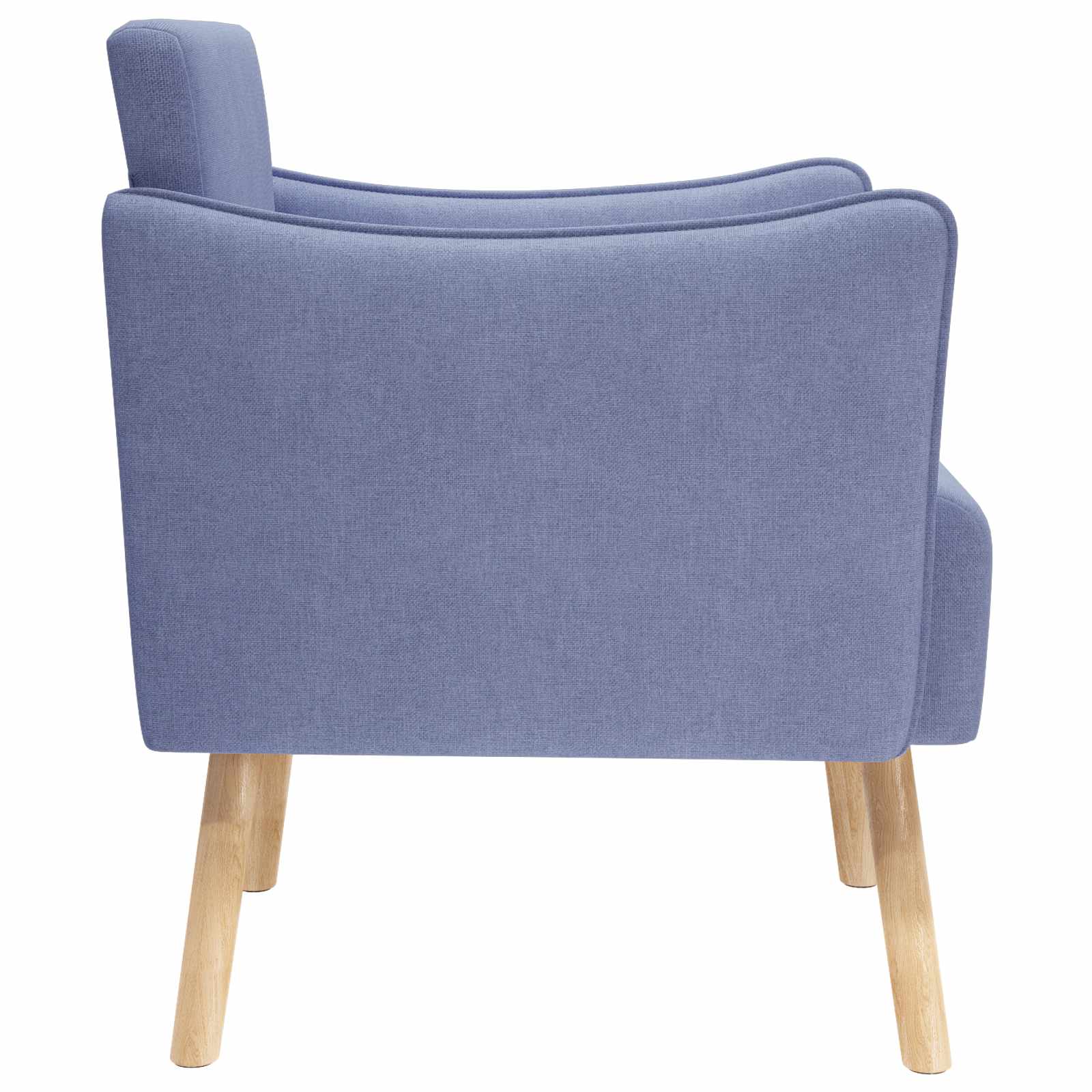 Accentstoel Jeans Blauw Stof