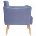 Accentstoel Jeans Blauw Stof