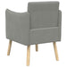 Accentstoel Donkergrijs Korrelige velvet