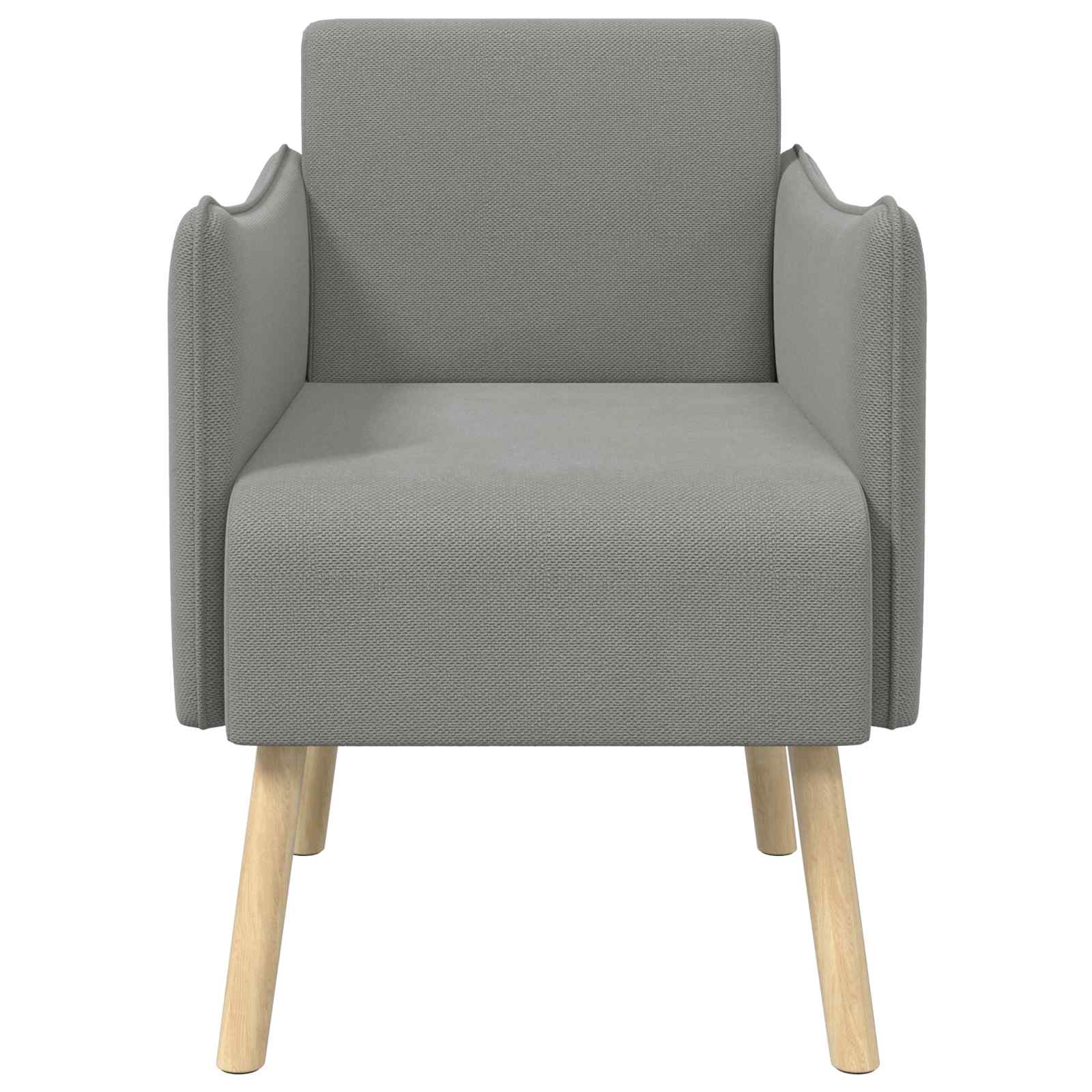 Accentstoel Donkergrijs Korrelige velvet