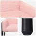 Accentstoel Roze Bouclé