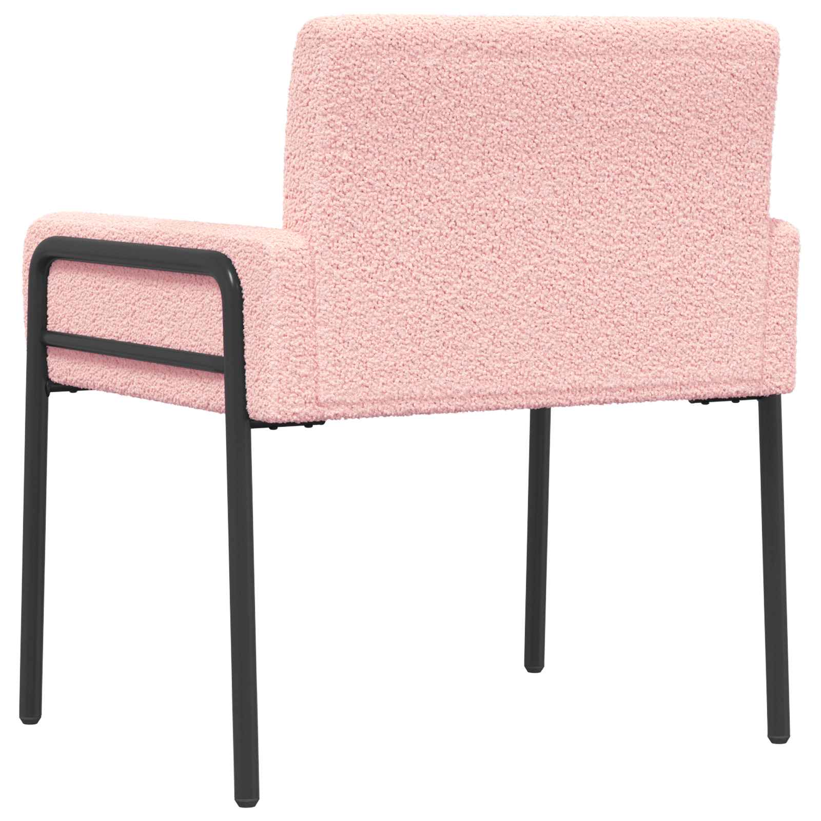 Accentstoel Roze Bouclé