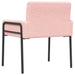 Accentstoel Roze Bouclé