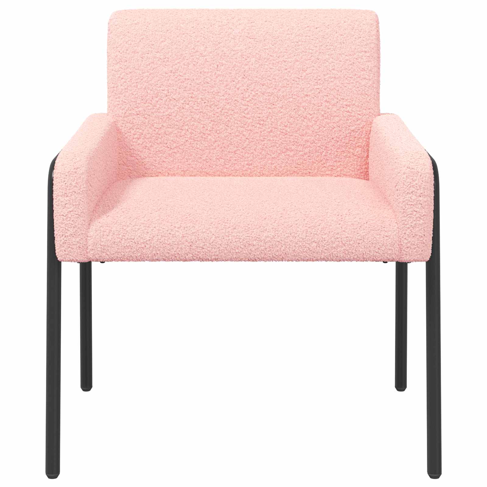 Accentstoel Roze Bouclé