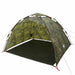 Vis tent Snelle Vrijgave 4-persoons Lichte Camouflage