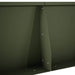 Keerwand 2 st 100 x 12 x 30 cm Staal Olijfgroen
