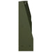 Keerwand 2 st 100 x 12 x 30 cm Staal Olijfgroen