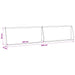 Keerwand 2 st 100 x 12 x 30 cm Staal Olijfgroen