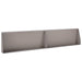 Keerwand 2 st 100 x 12 x 30 cm weervast staal Roestkleurig