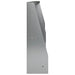 Keerwand 2 st 100 x 12 x 40 cm Gegalvaniseerd staal zilver