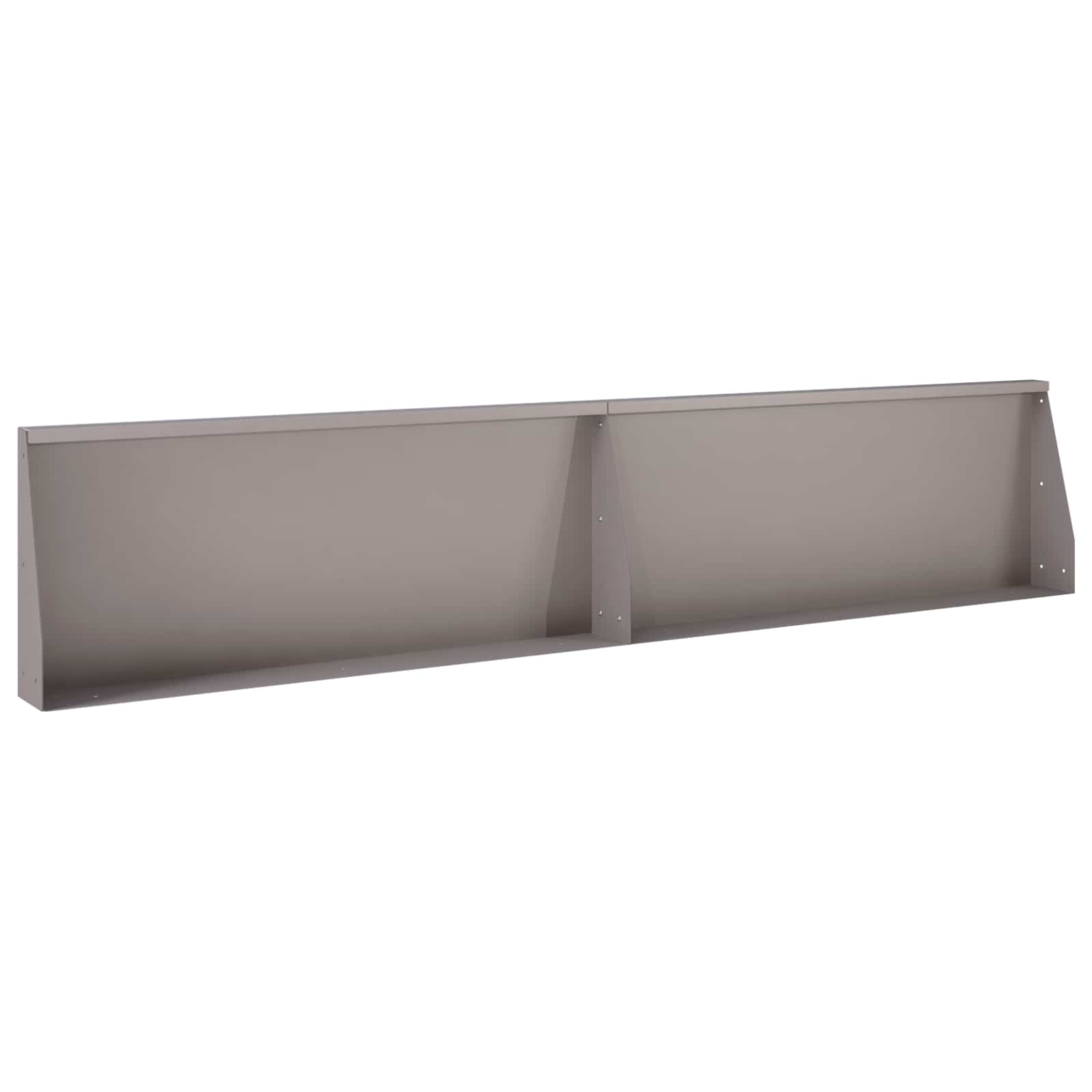 Keerwand 2 st 100 x 12 x 40 cm weervast staal Roestkleurig