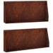 Keerwand 2 st 100 x 12 x 40 cm weervast staal Roestkleurig
