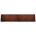 Keerwand 2 st 100 x 12 x 40 cm weervast staal Roestkleurig