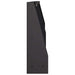 Keerwand 2 st 100 x 12 x 50 cm Staal Zwart