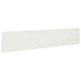 Keerwand 2 st 100 x 12 x 50 cm Staal Wit